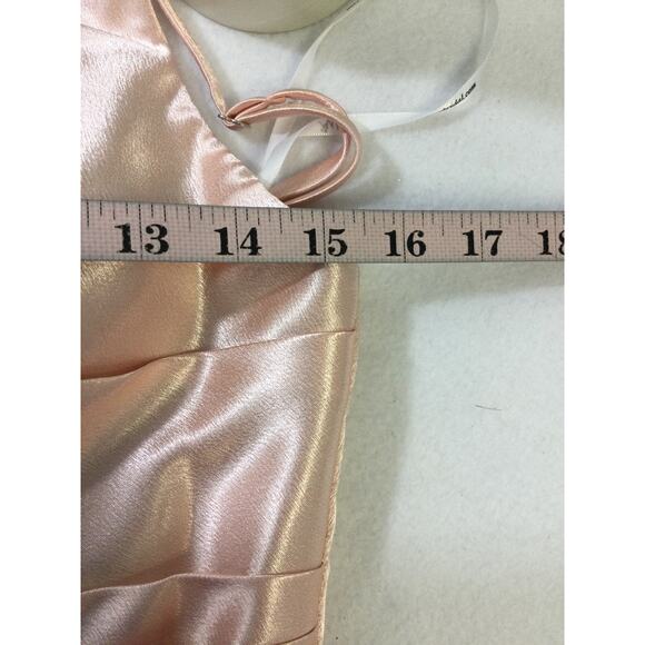 AW BRIDAL 2 XS pearl pink Leggero wedding guest bridesmaid party maxi dress b100 - Picture 7 of 10